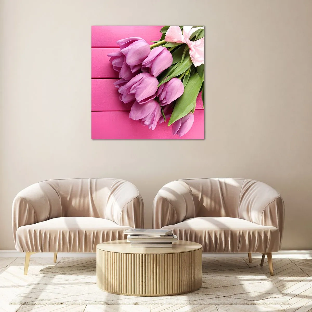 Glasbild - Bild auf glas - Nur für dich - 30x30 cm