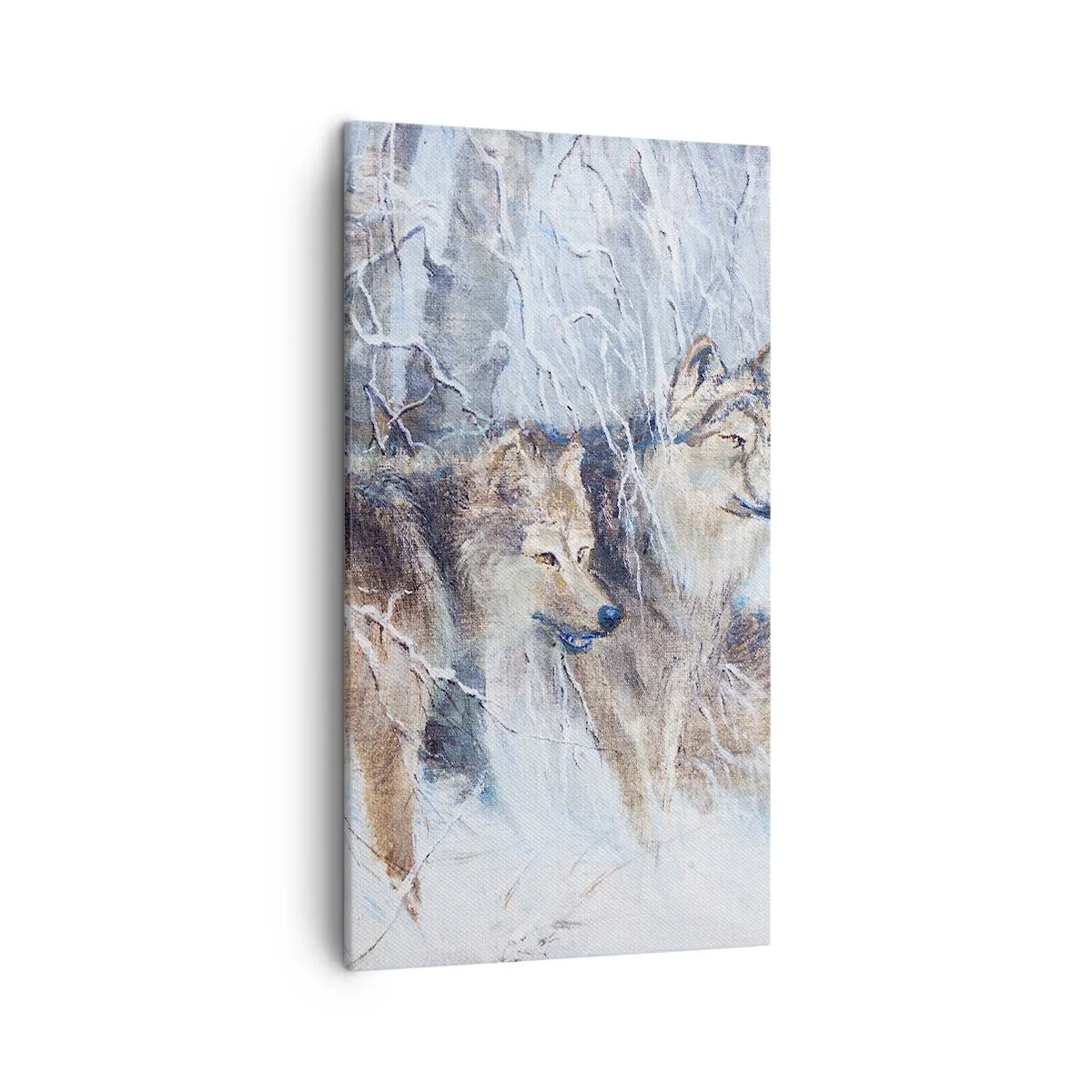 Bild auf Leinwand - Leinwandbild - Beachtung! Hier kommt ... - 45x80 cm