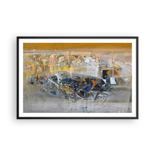 Poster in einem schwarzem Rahmen - Alles wird gut - 91x61 cm