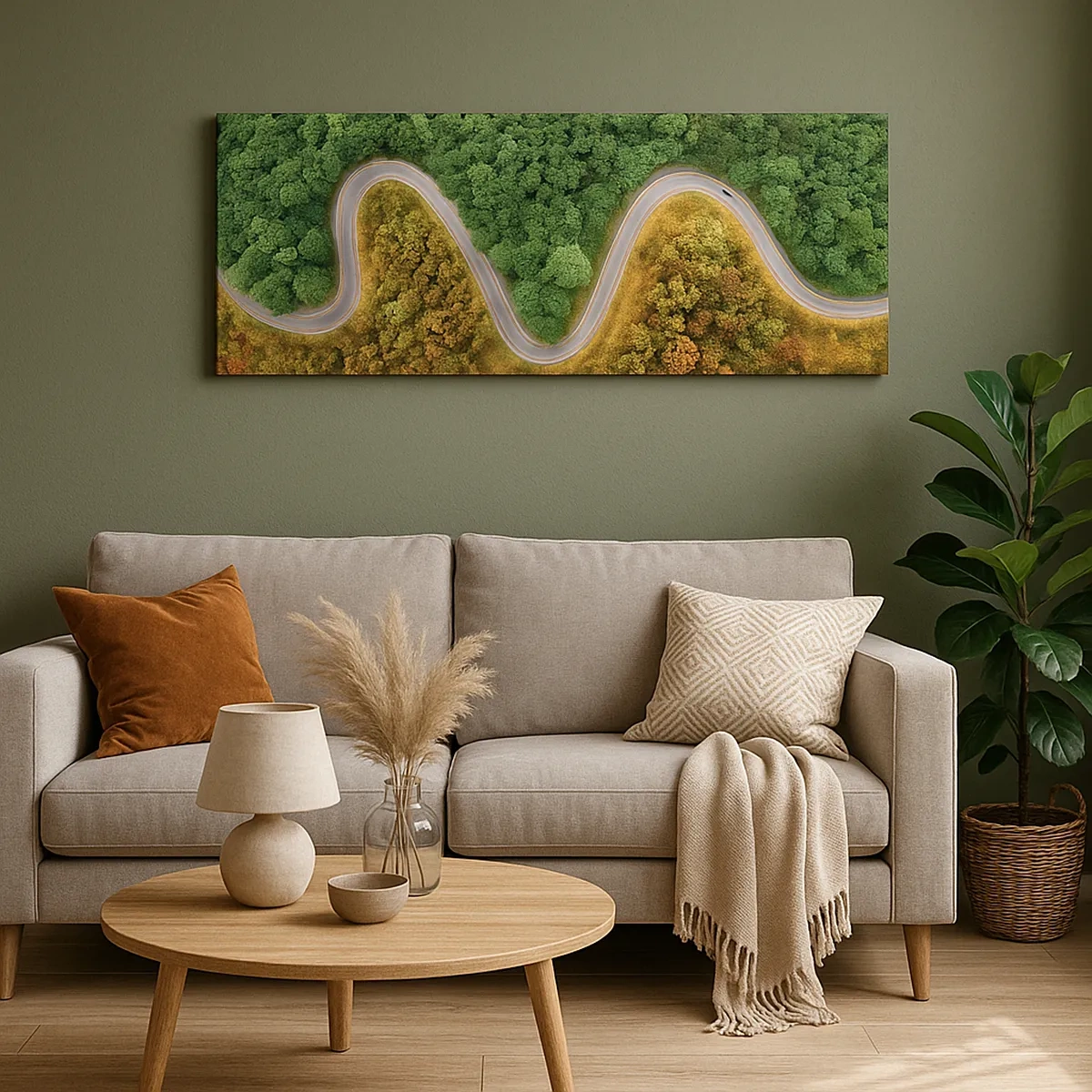 Bild auf Leinwand - Leinwandbild - Grenzen und Durchbrüche - 30x30 cm