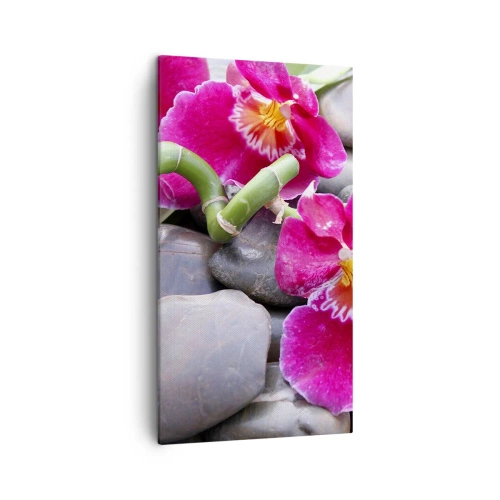 Bild auf Leinwand - Leinwandbild - Kühlen und erhitzen - 45x80 cm