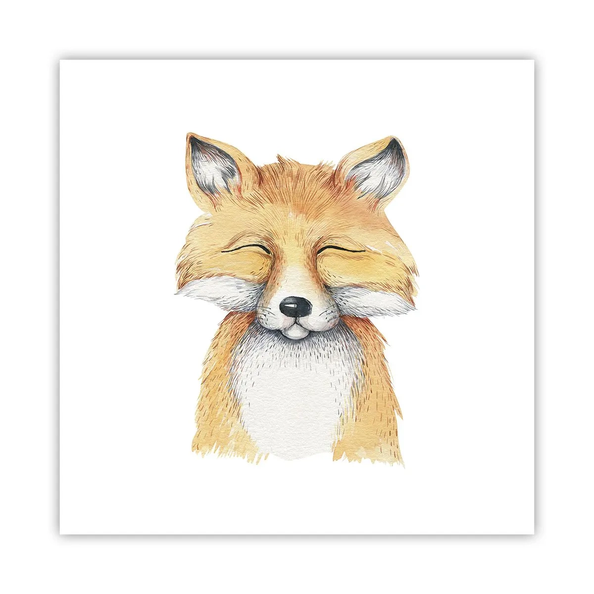 Poster - Fuchsstimmungen - 40x40 cm