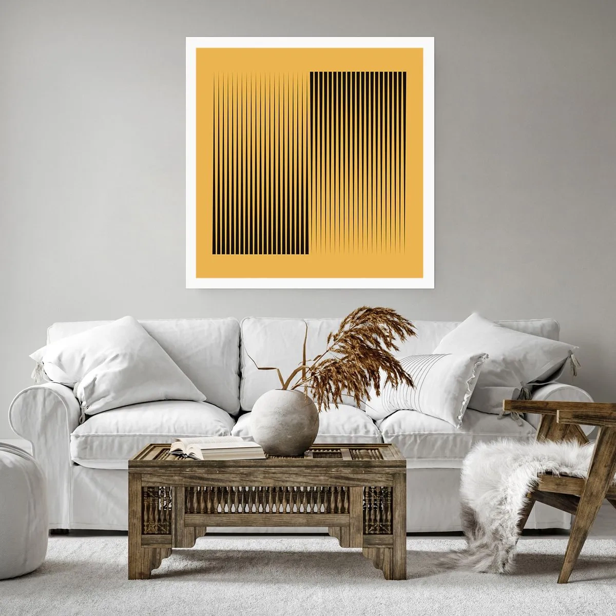 Poster - Quadratur der Gegensätze - 60x60 cm