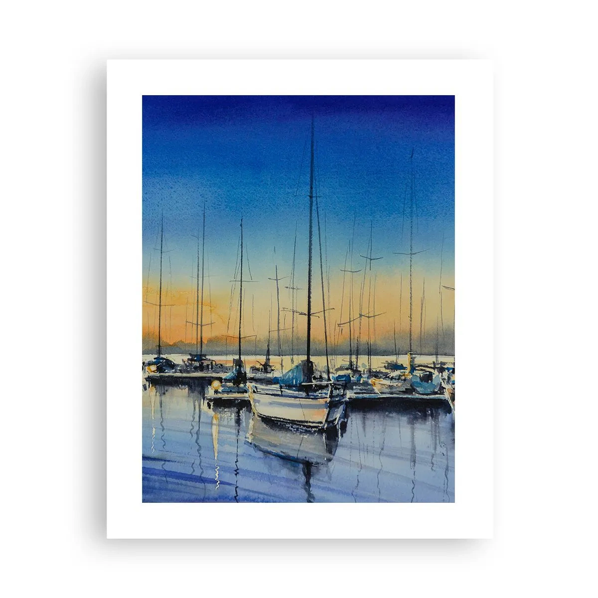 Poster - Ende eines guten Tages - 40x50 cm