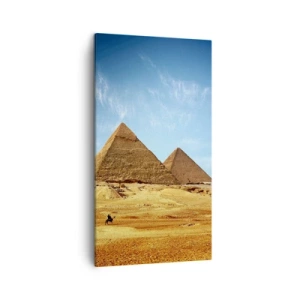 Bild auf Leinwand - Leinwandbild - 40 Jahrhunderte schauen dich an - 45x80 cm