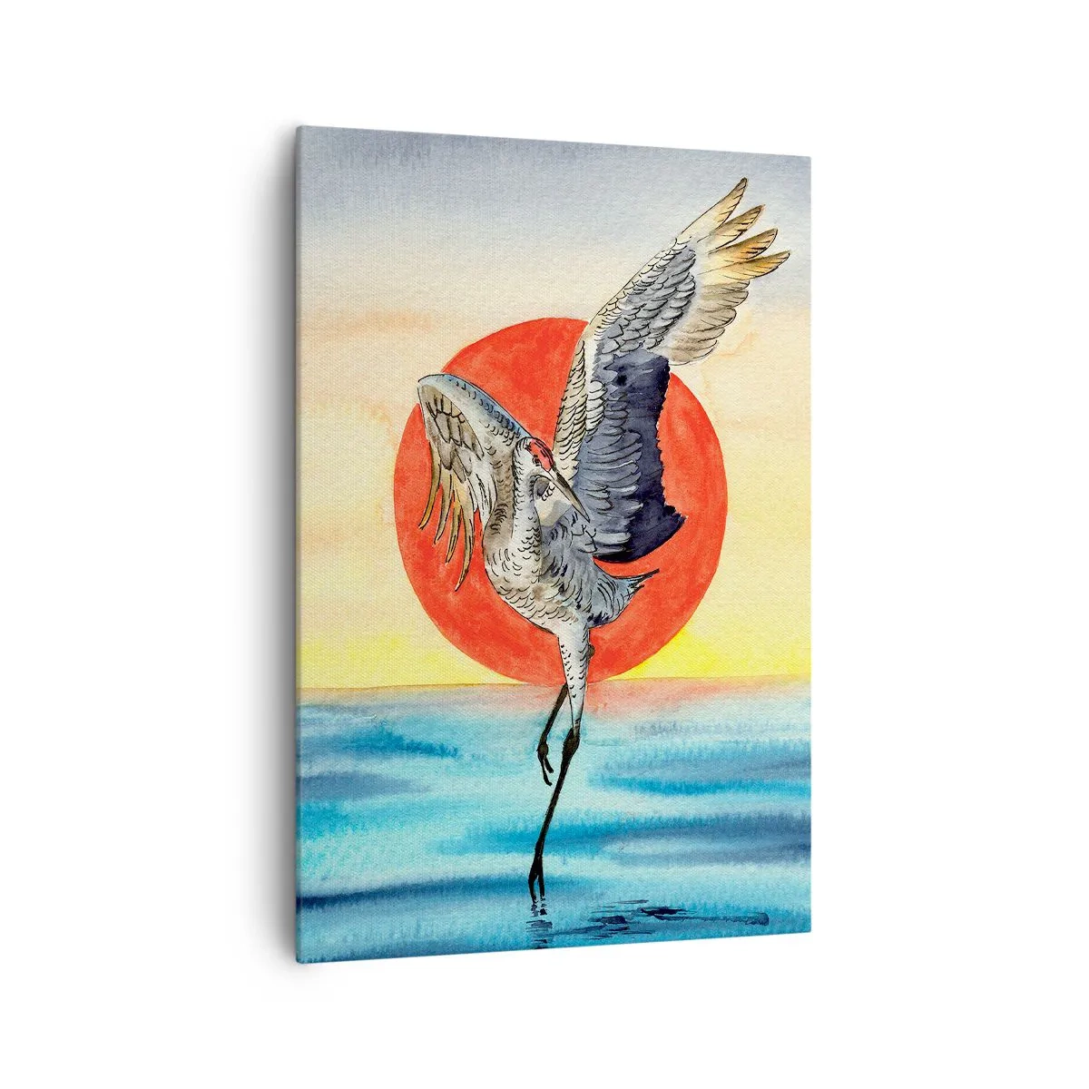 Bild auf Leinwand - Leinwandbild - Es ist Zeit zurückzugehen - 70x100 cm