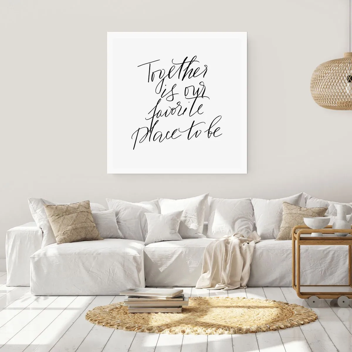 Poster - Fühlst du das auch? - 40x40 cm