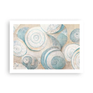 Poster - Was verbirgt sich in der Muschel? - 70x50 cm