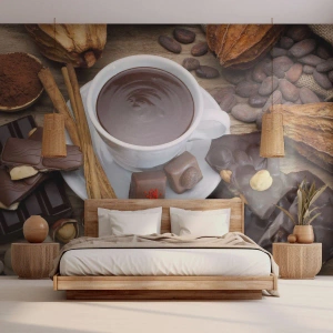 Maßgeschneiderte Fototapete Premium Sand - Aus einer märchenhaften Schokoladenfabrik - Gastronomie, Schokolade, Kaffee