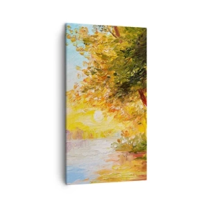 Bild auf Leinwand - Leinwandbild - Et in Arcadia ego - 45x80 cm