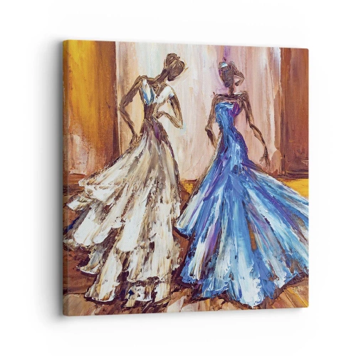 Bild auf Leinwand - Leinwandbild - Ein dankbares Duo - 30x30 cm