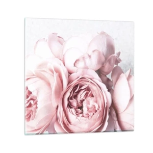 Glasbild - Bild auf glas - Für Romantiker - 50x50 cm