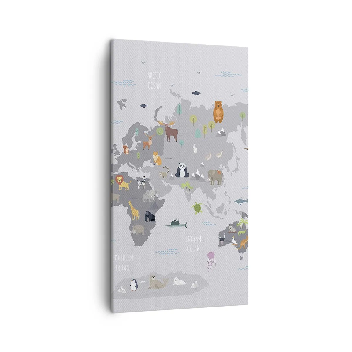 Bild auf Leinwand - Leinwandbild - Sag mir wo du herkommst ... - 45x80 cm
