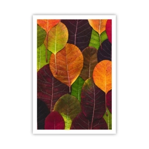 Poster - Herbstmosaik - 70x100 cm