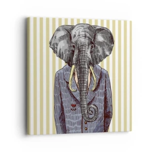 Bild auf Leinwand - Leinwandbild - Von Natur aus elegant - 40x40 cm