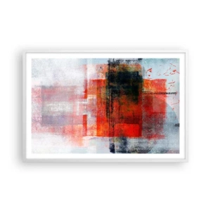 Poster in einem weißen Rahmen - Komposition leuchtet - 91x61 cm