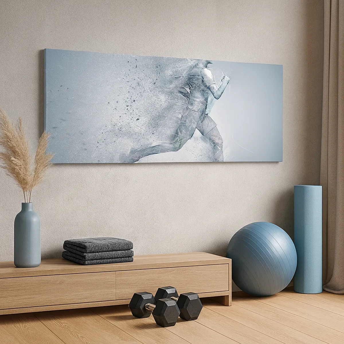 Bild auf Leinwand - Leinwandbild - Kristallklare Energie - 30x30 cm