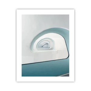 Poster - Bis zum Ende des Blaus - 40x50 cm