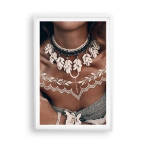Poster in einem weißen Rahmen - Talismane, Rituale der Weiblichkeit - 61x91 cm