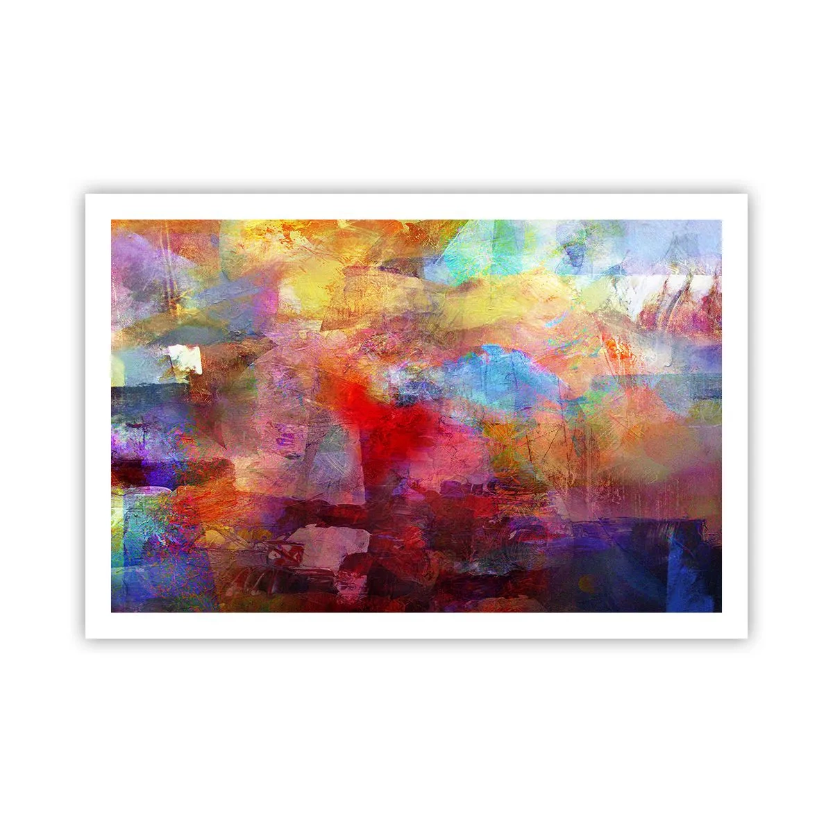 Poster - Schau in den Regenbogen - 91x61 cm