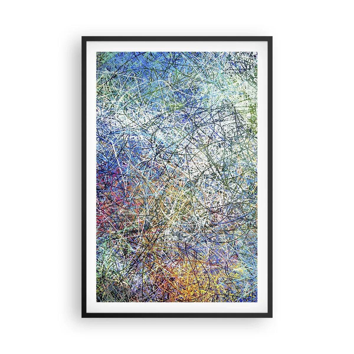 Poster in einem schwarzem Rahmen - Es ist nicht so einfach - 61x91 cm