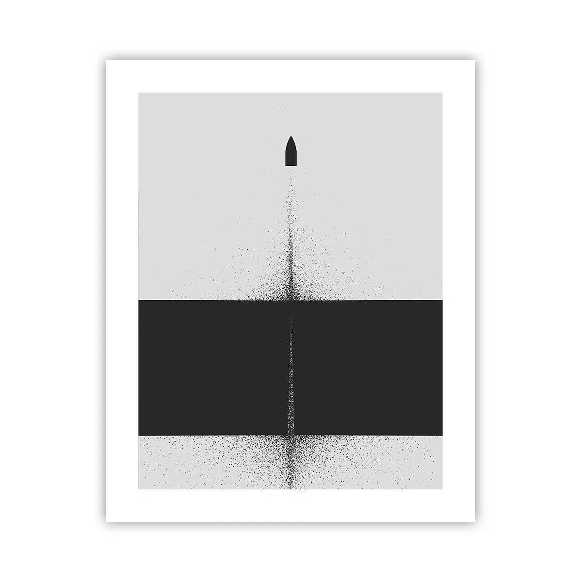 Poster - Direkt zum Ziel - 40x50 cm