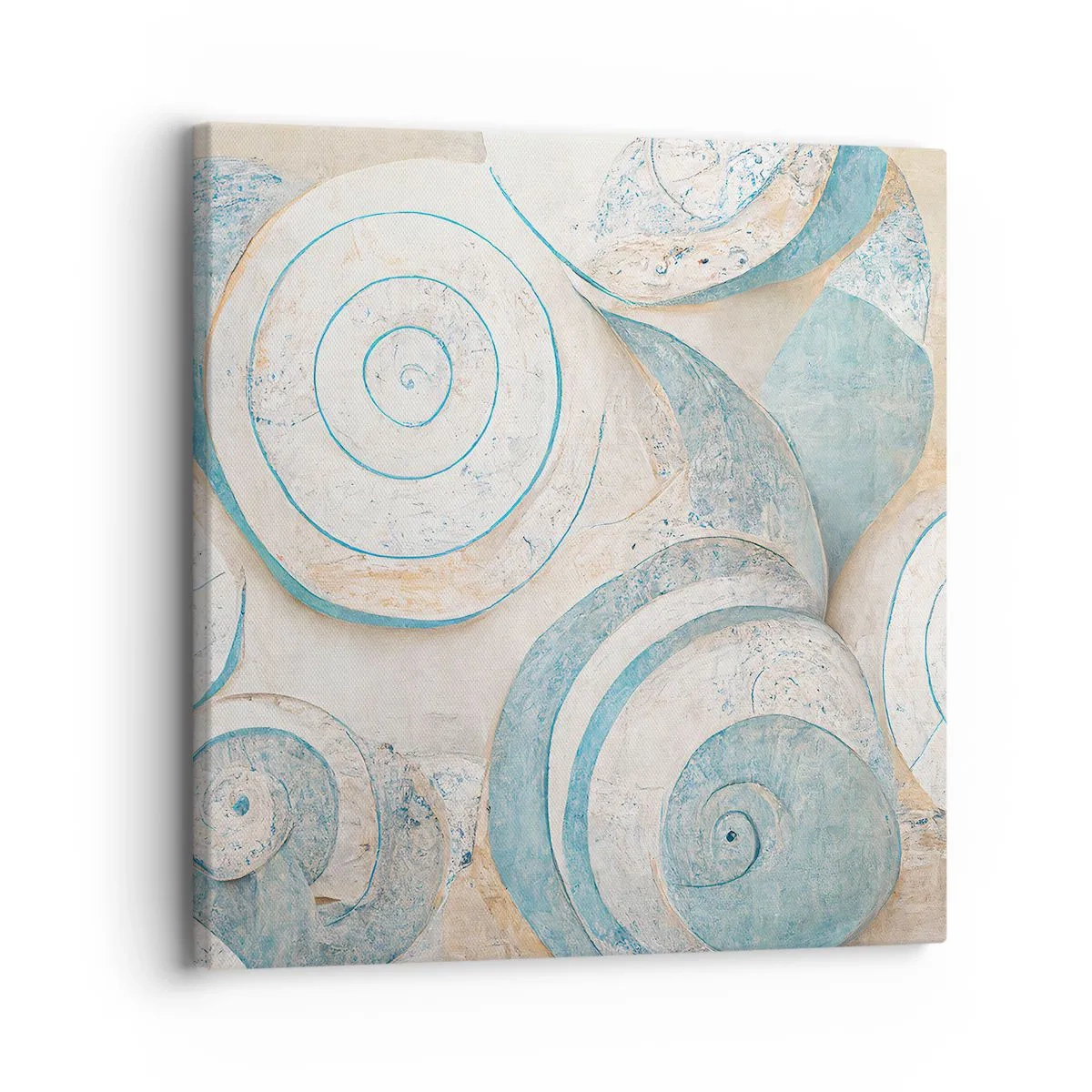 Bild auf Leinwand - Leinwandbild - Was verbirgt sich in der Muschel? - 30x30 cm