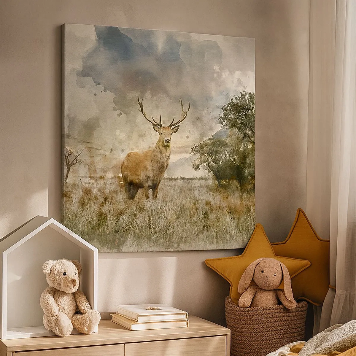 Bild auf Leinwand - Leinwandbild - Würde – Stärke – Würde - 30x30 cm