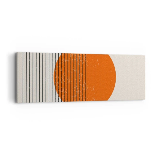 Bild auf Leinwand - Leinwandbild - Immer die Sonne - 90x30 cm