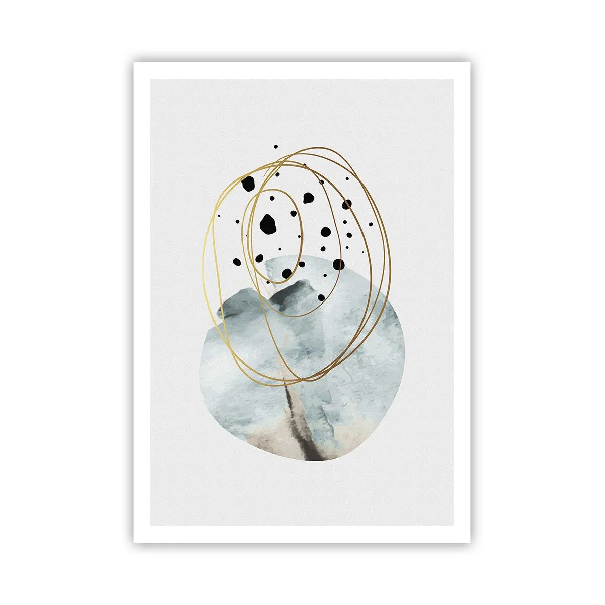 Poster - Vom Weltraum umarmt - 70x100 cm