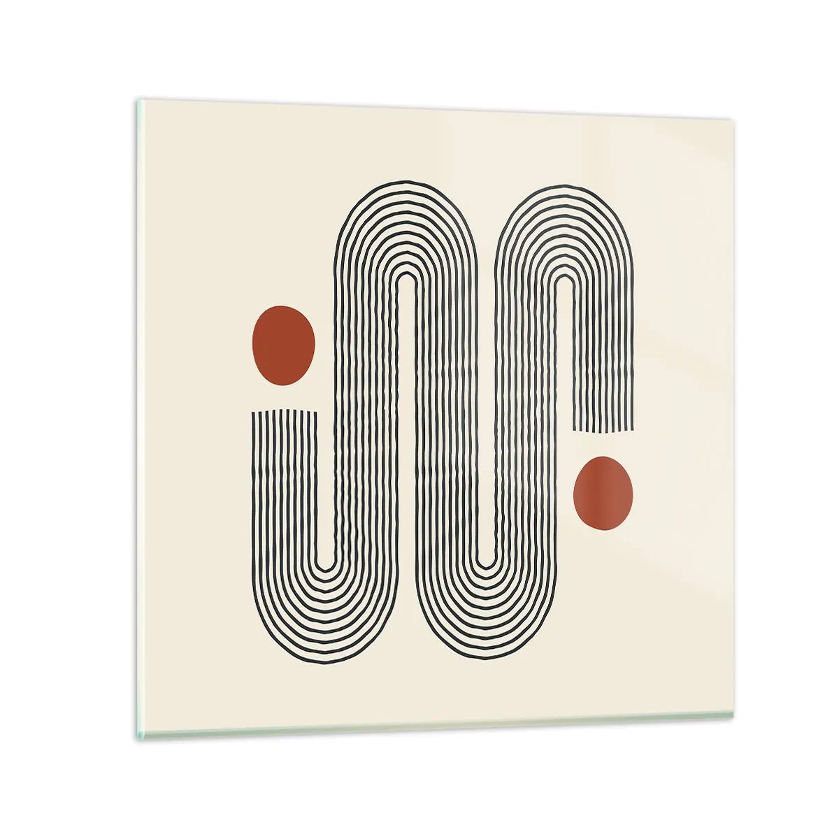 Glasbild - Bild auf glas - Vom Anfang bis zum Ende - 60x60 cm