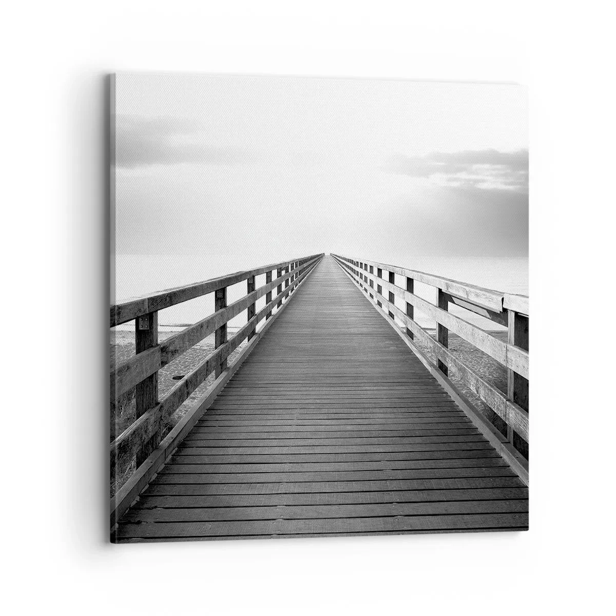 Bild auf Leinwand - Leinwandbild - In die Ferne ... - 70x70 cm