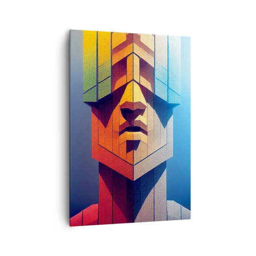 Bild auf Leinwand - Leinwandbild - Ein Mann mit Prinzipien - 70x100 cm