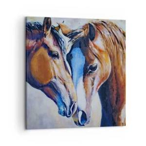Bild auf Leinwand - Leinwandbild - Ist es Freundschaft? ist es baby - 50x50 cm