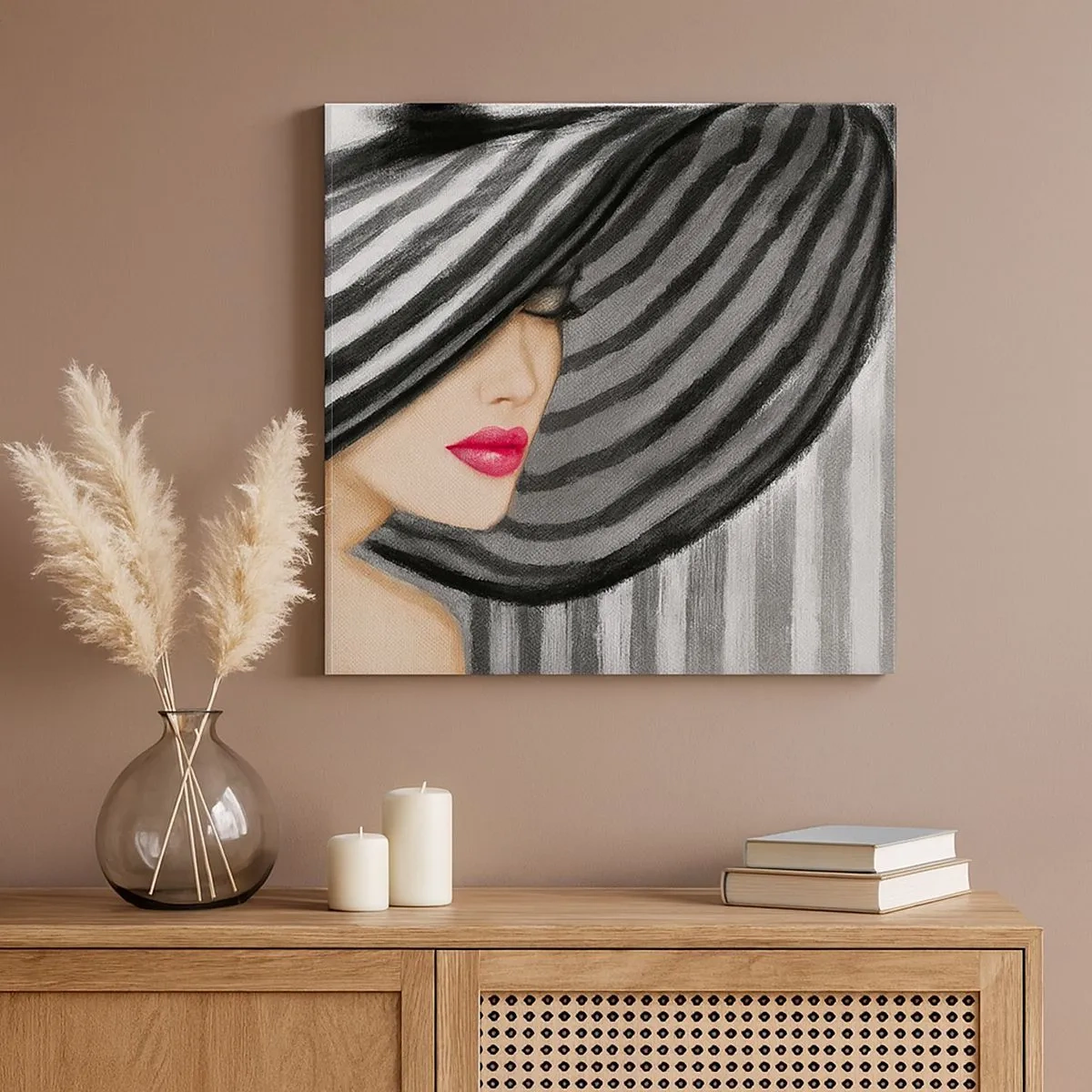 Bild auf Leinwand - Leinwandbild - Wo soll ich dich finden? - 30x30 cm