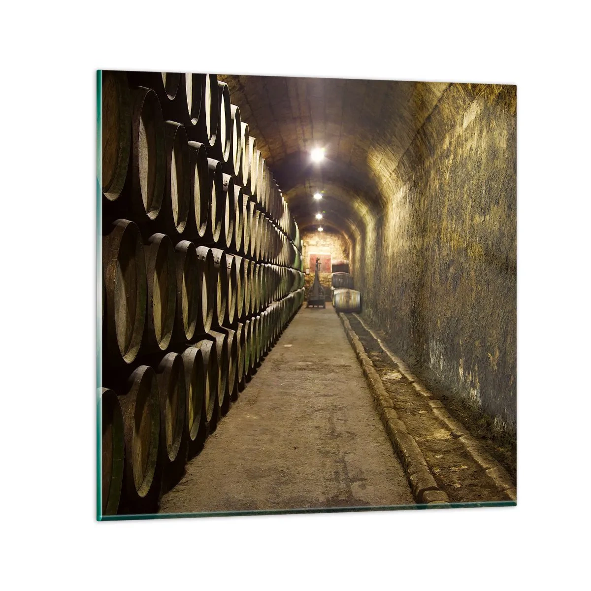 Glasbild - Bild auf glas - Es ist gut, sich hinzulegen - 40x40 cm