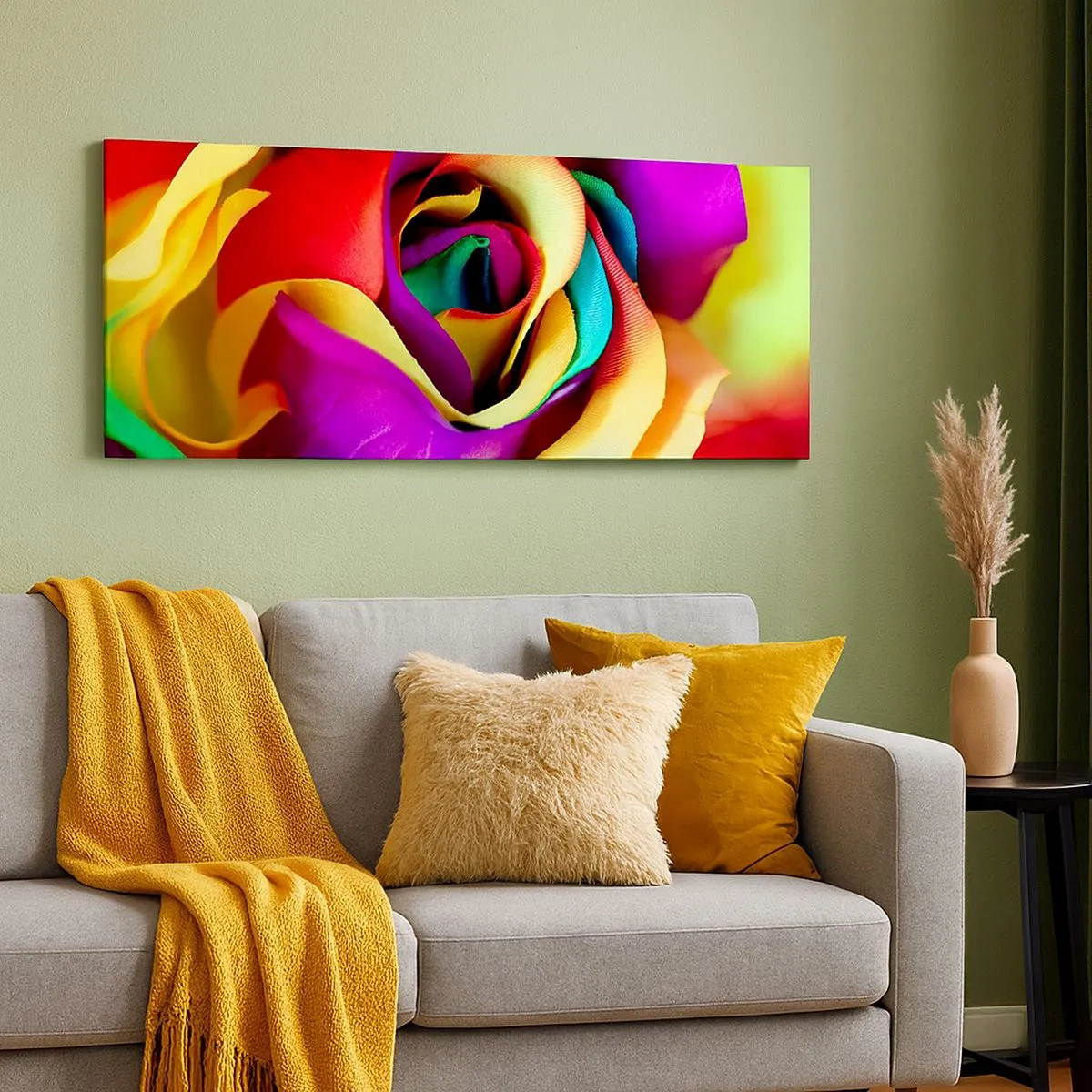 Bild auf Leinwand - Leinwandbild - Es ist unmöglich - 100x40 cm