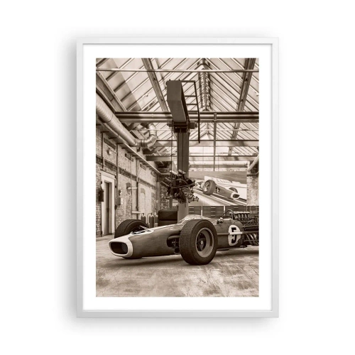 Poster in einem weißen Rahmen - Die Siegerruhe - 50x70 cm