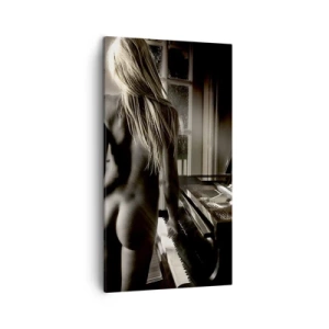 Bild auf Leinwand - Leinwandbild - Perfekte Harmonie des Abends - 45x80 cm