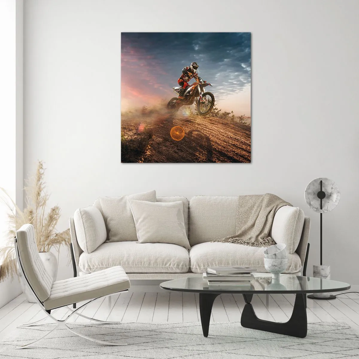 Glasbild - Bild auf glas - Für den Sieg - 30x30 cm