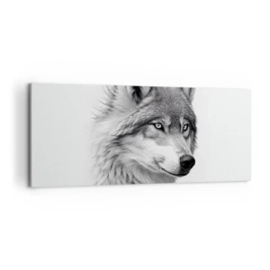 Bild auf Leinwand - Leinwandbild - Alpha – ohne Zweifel - 100x40 cm