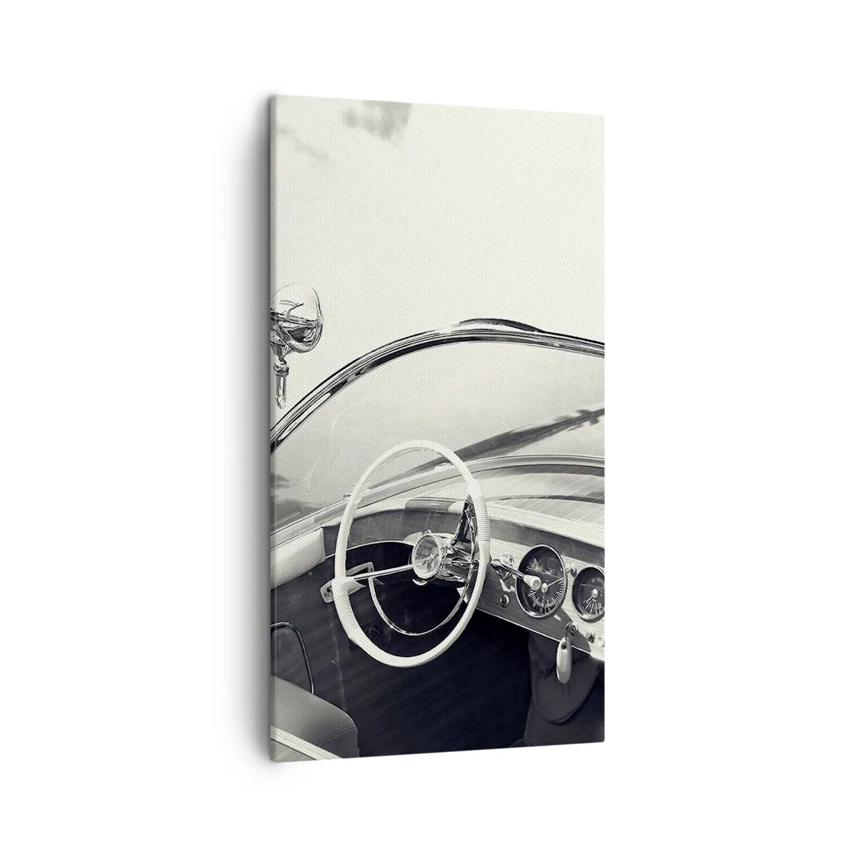 Bild auf Leinwand - Leinwandbild - Wetter für die Reichen - 45x80 cm