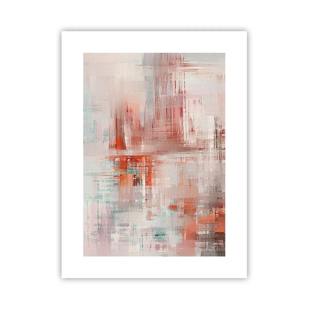 Poster - Dunstig. Aber rosa - 30x40 cm