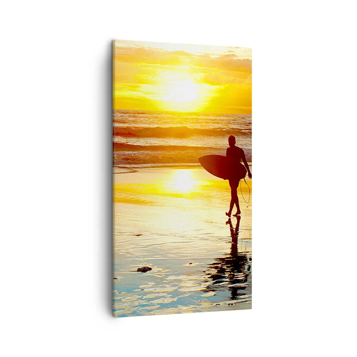 Bild auf Leinwand - Leinwandbild - Die Rückkehr des Kriegers - 45x80 cm