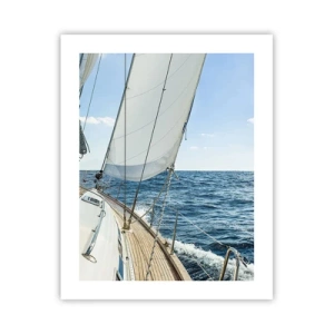 Poster - Ahoi, Abenteuer - 40x50 cm