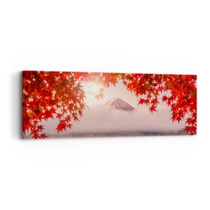 Bild auf Leinwand - Leinwandbild - Im japanischen Klima - 90x30 cm