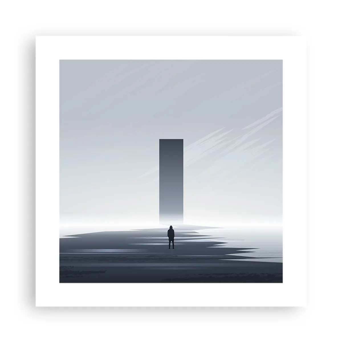 Poster - Chance oder Bedrohung? - 40x40 cm