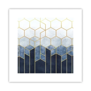 Poster - Komposition im synkopischen Rhythmus - 30x30 cm