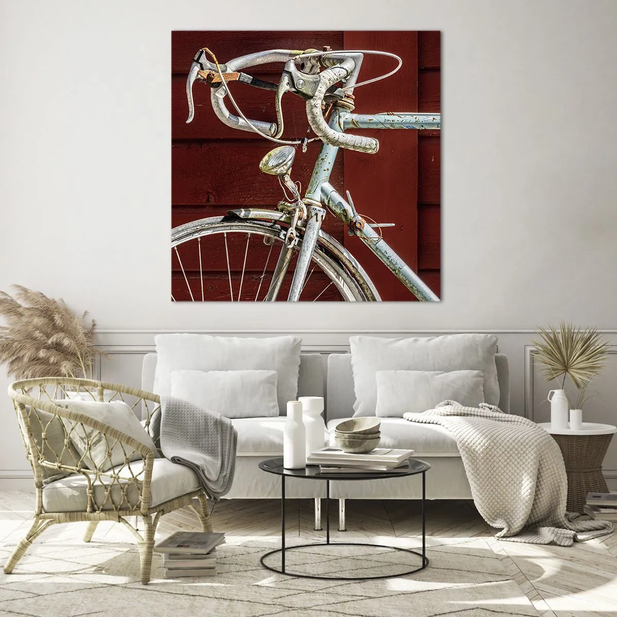 Glasbild - Bild auf glas - Geschaffen um zu siegen - 60x60 cm