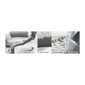 Fototapeten Muster Selbstklebend Deluxe Sticker - Entscheidender Schritt - Stück, Malen, Mazance - 100x30 cm